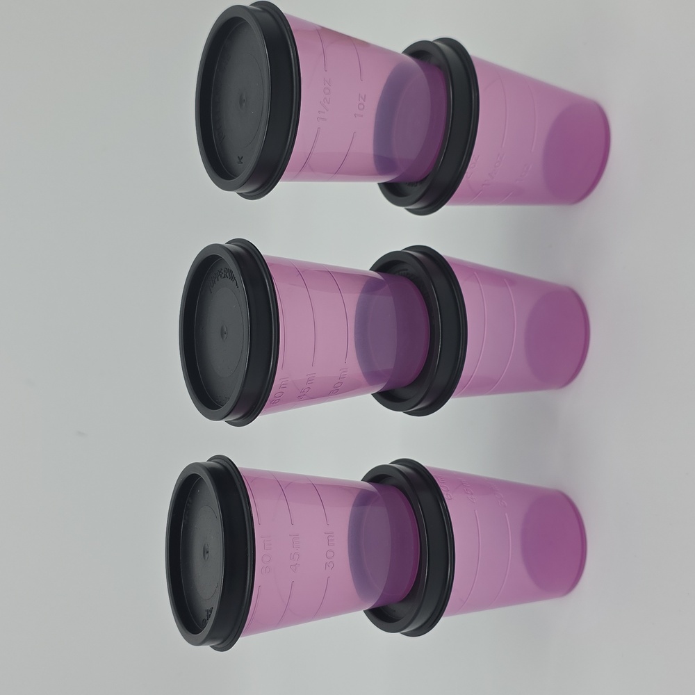Tupperware  Tupper Mini's set of 6  Exclusif Colour Purple/Black  New